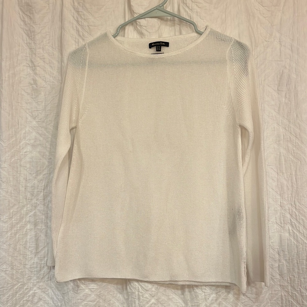 Massimo Dutti Cream Sweater